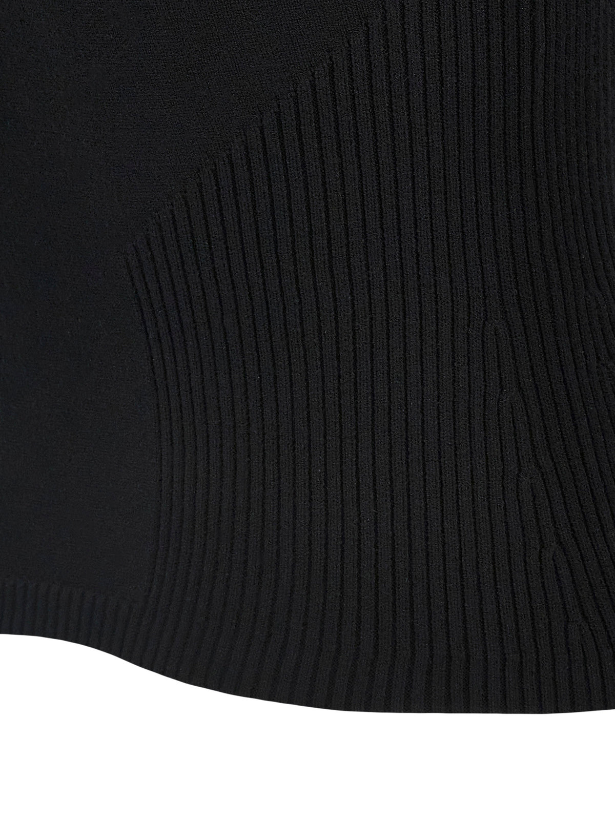 Marine Serre Black Viscose Tank Tops