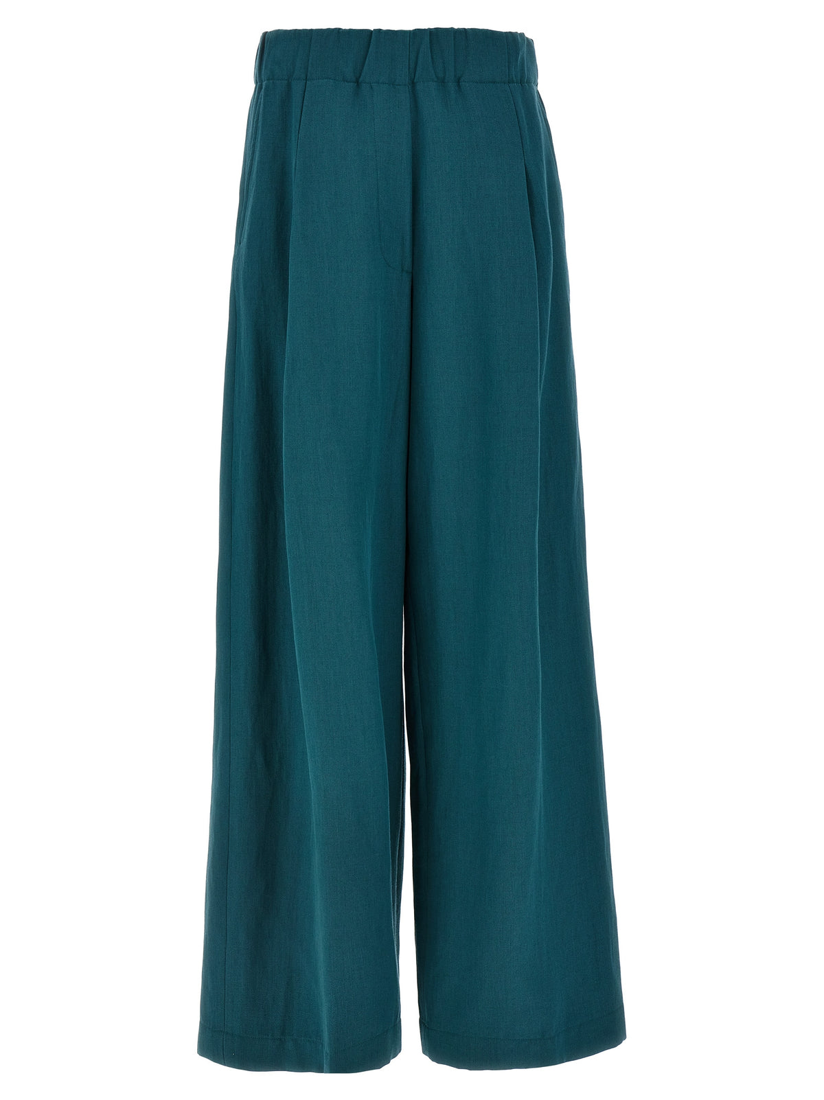 Dries Van Noten Bicolor Wool Casual Pants