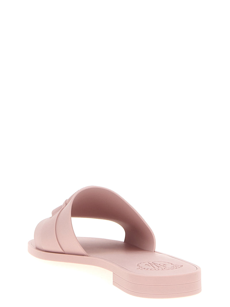 Moncler Multicolor Elastane Slides