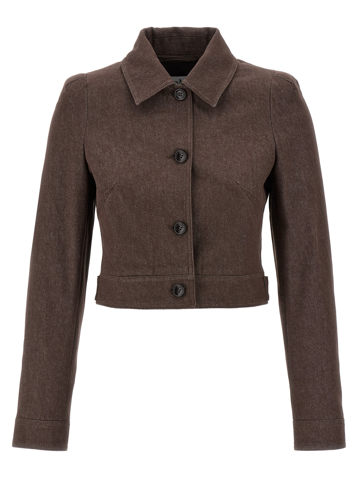 Max Mara Brown Cotton Blazer