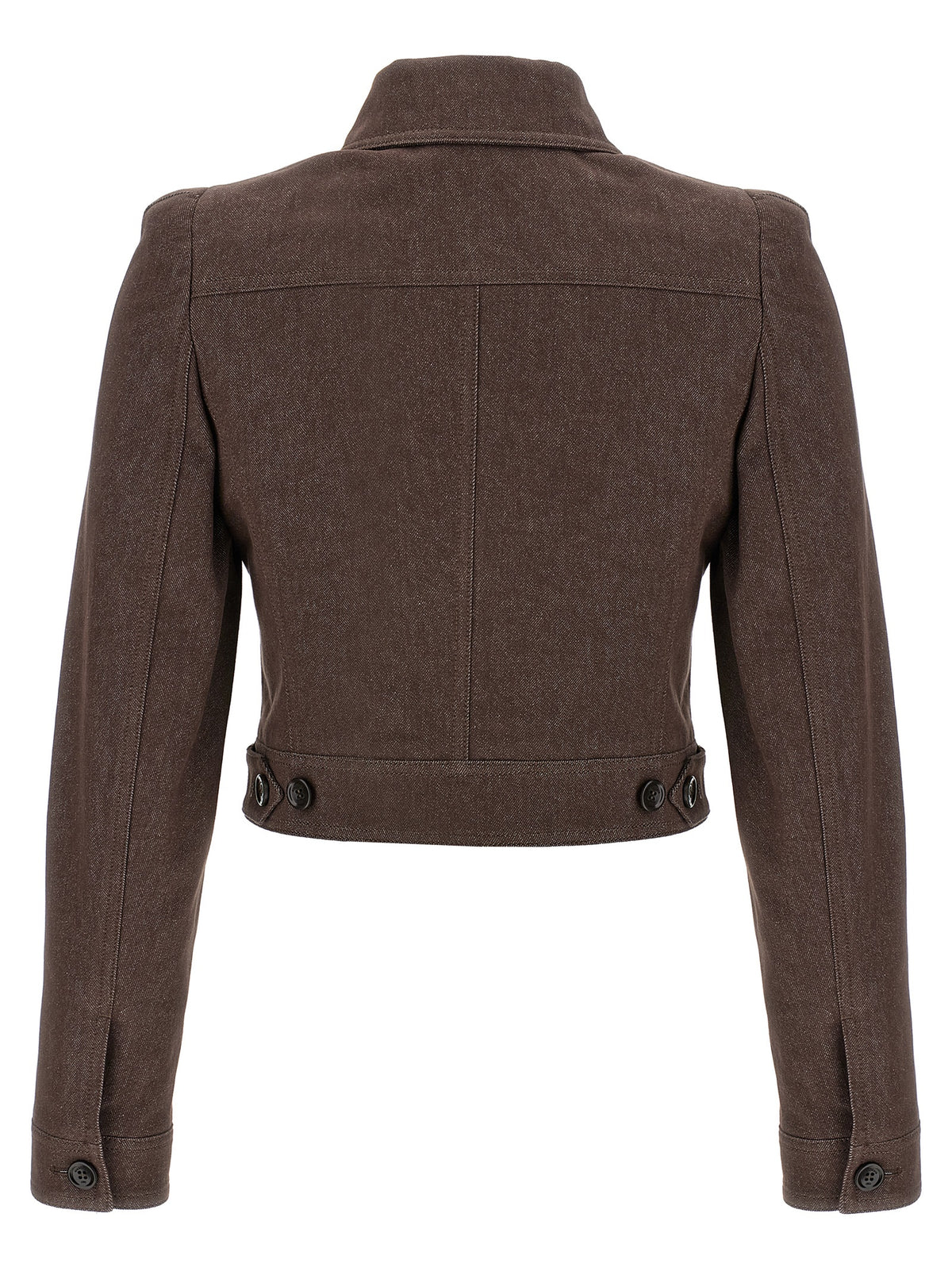 Max Mara Brown Cotton Blazer