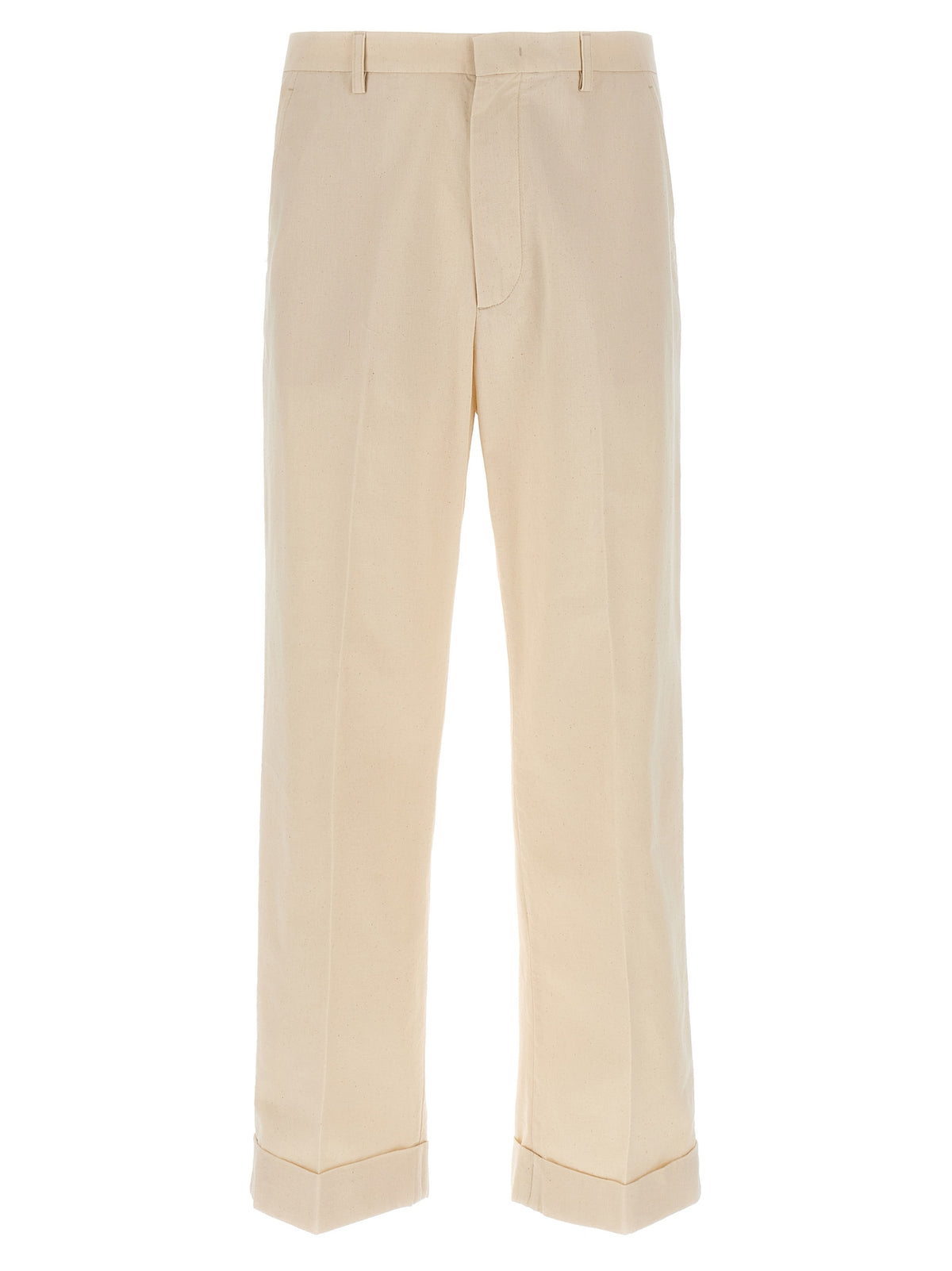 Valentino Garavani Beige Cotton Casual Pants