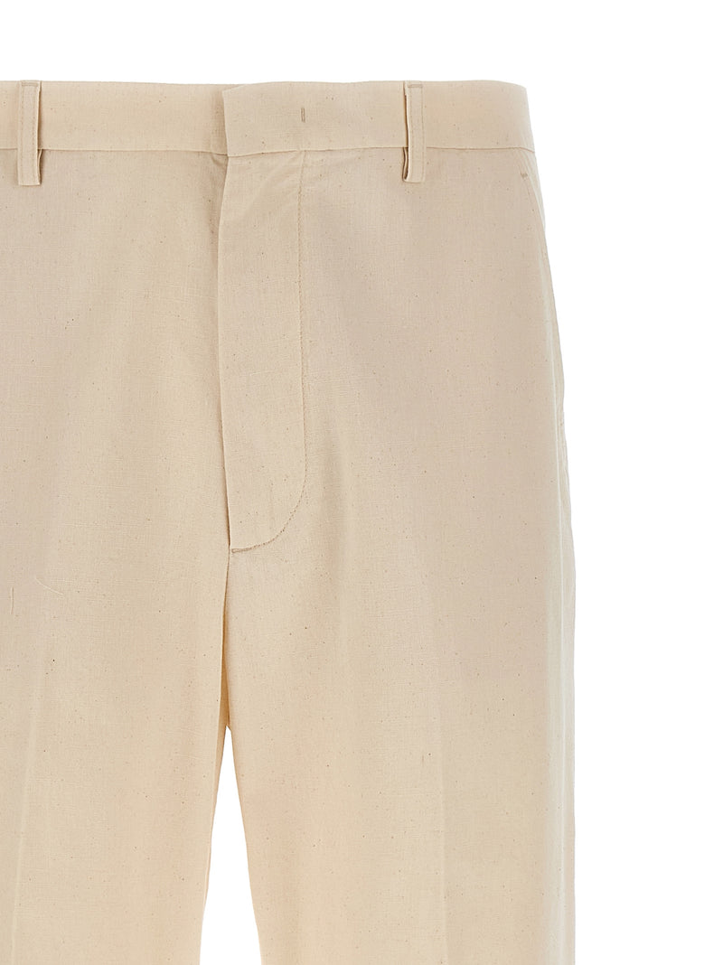 Pantalon décontracté Valentino Garavani en coton beige