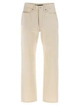 Jil Sander Beige Cotton Jeans Denim