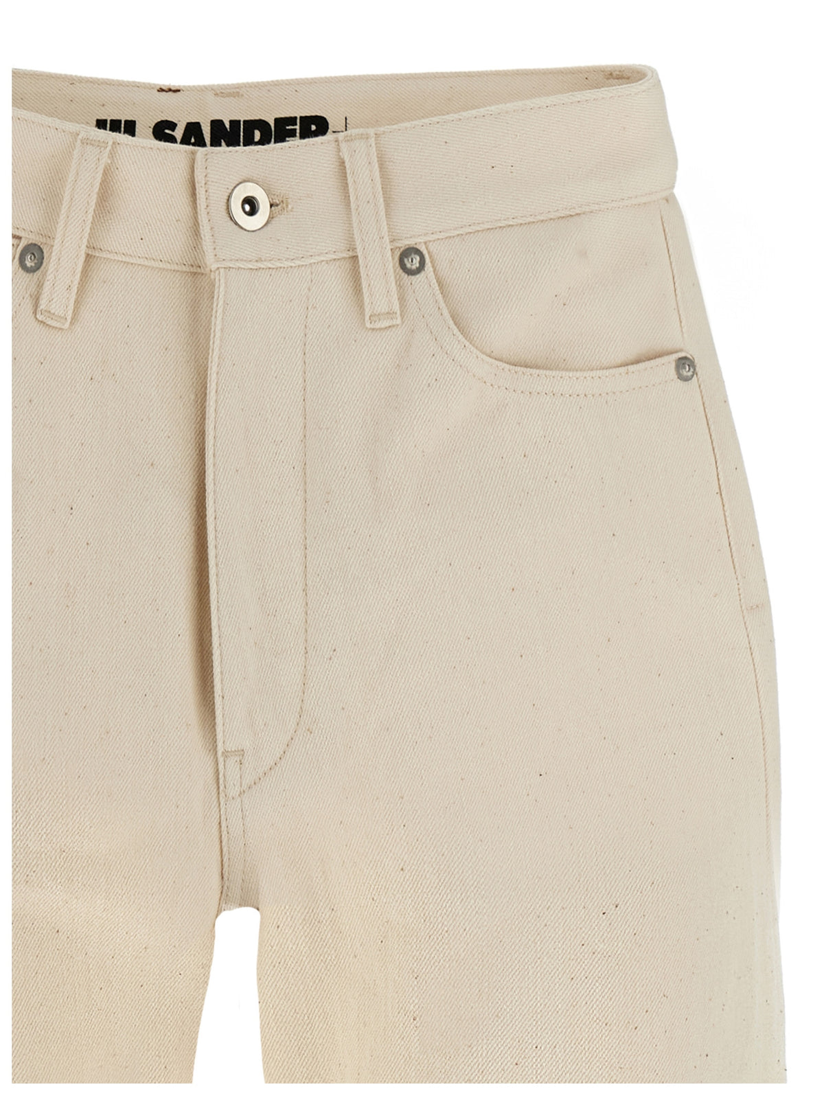 Jil Sander Beige Cotton Jeans Denim