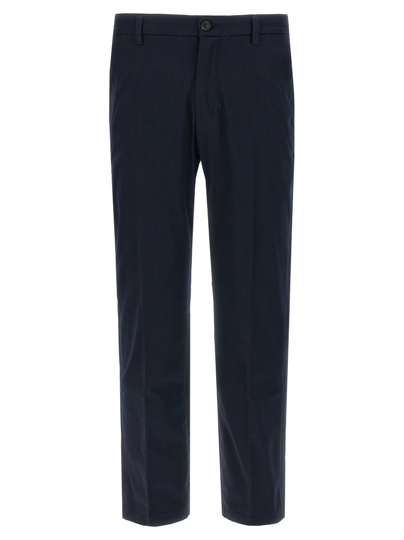 Department 5 Blue Cotton Cropped Pants