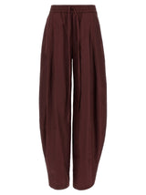 The Andamane Bordeaux Polyester Casual Pants