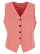 Alberto Biani Multicolor Viscose Sleeveless Jacket