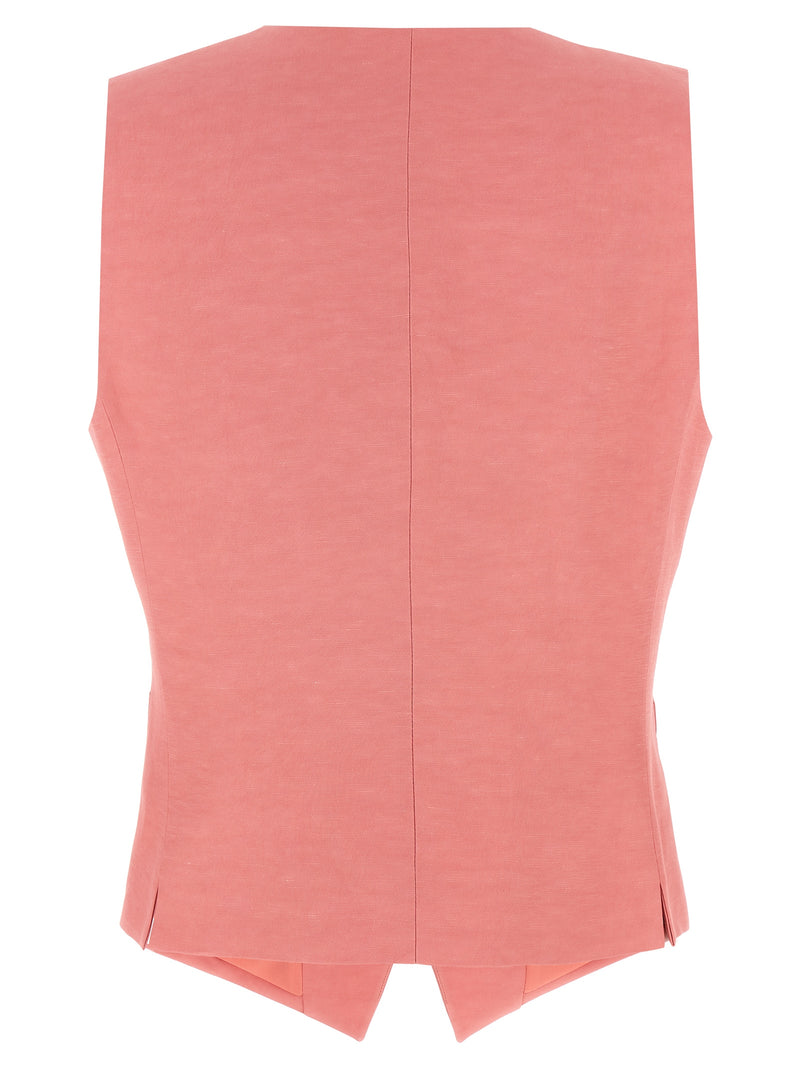 Veste sans manches multicolore en viscose Alberto Biani