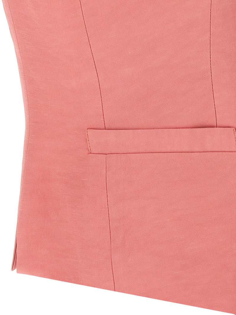 Veste sans manches multicolore en viscose Alberto Biani