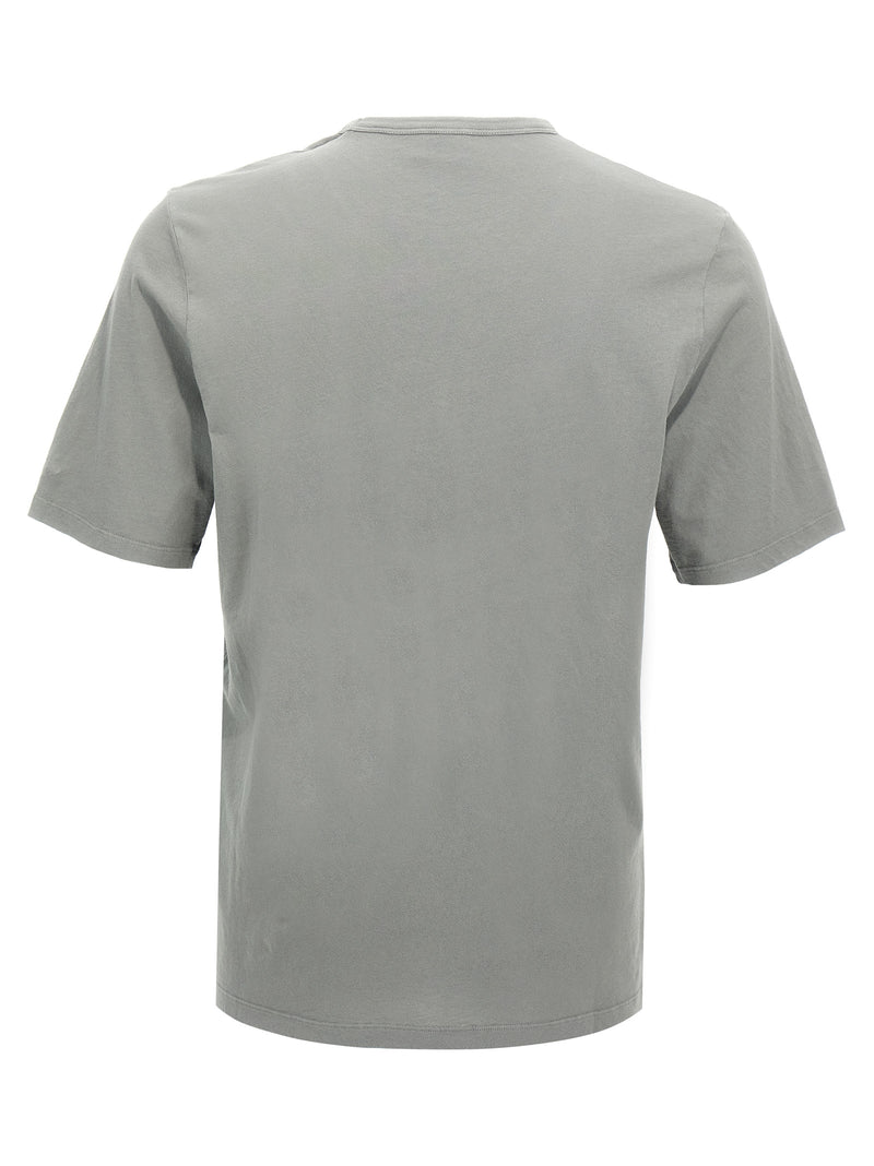 Saint Laurent Gray Cotton T-Shirt