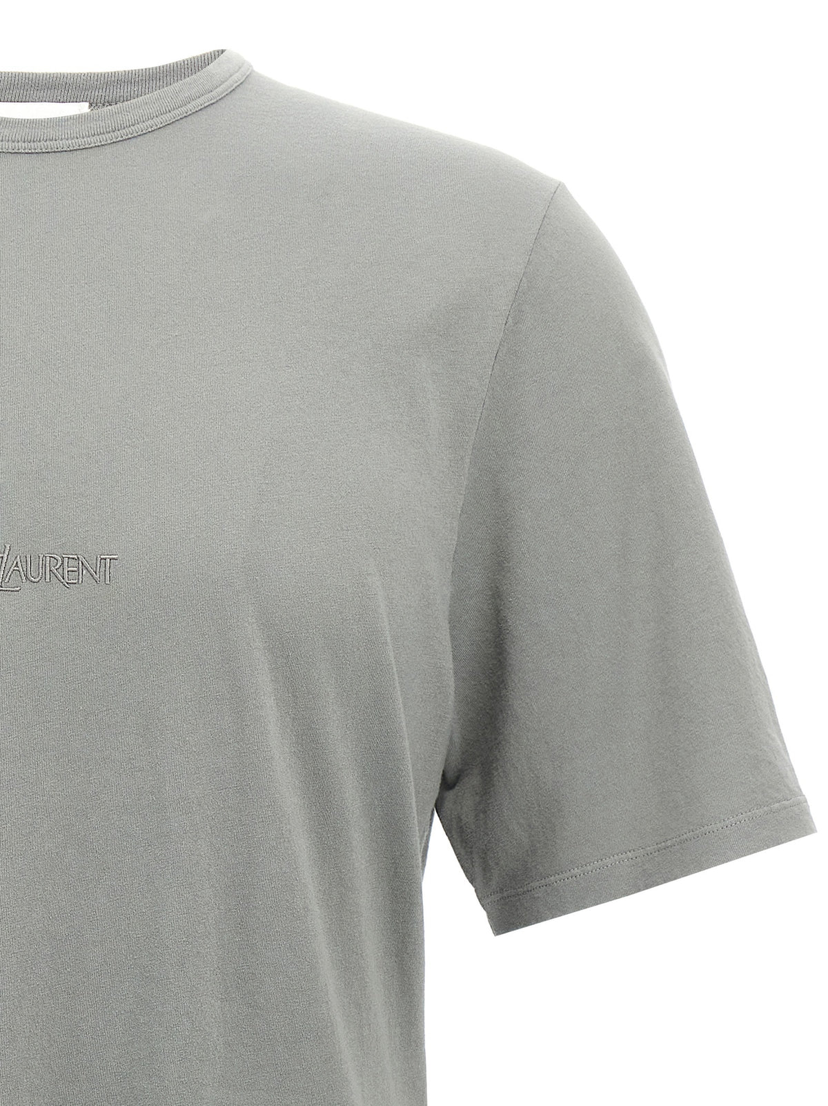 T-shirt Saint Laurent en coton gris