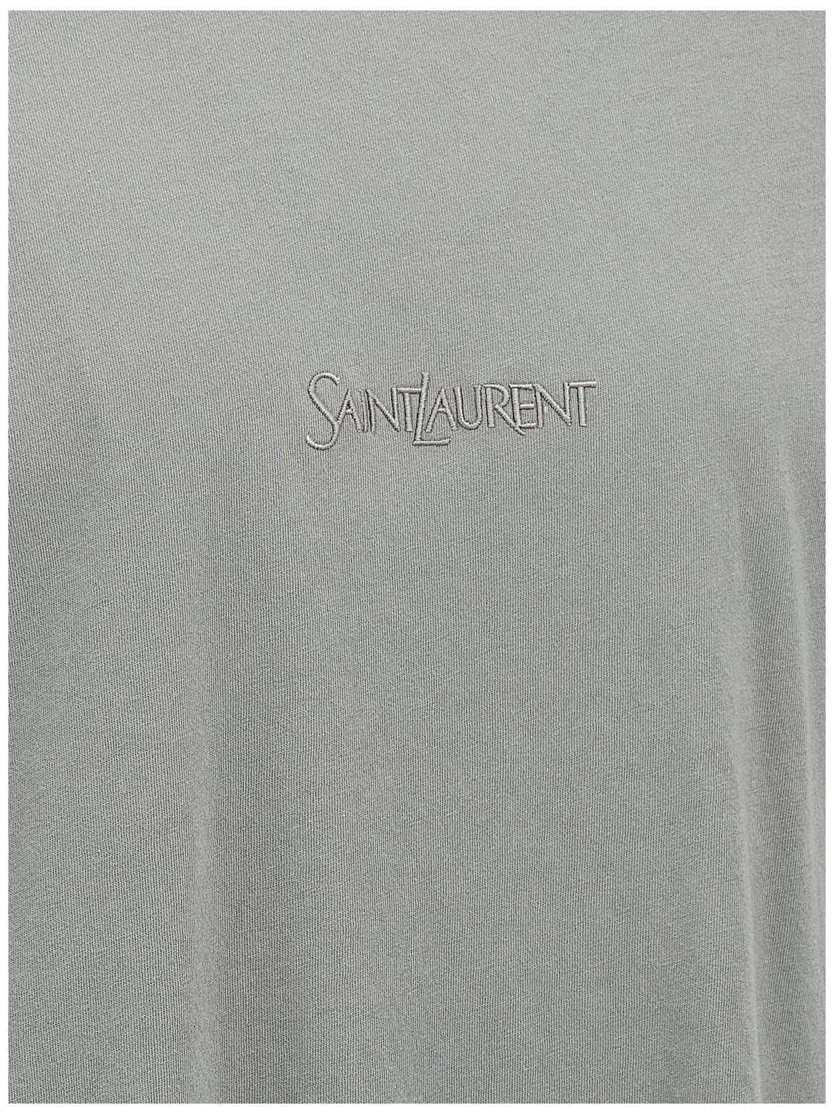 T-shirt Saint Laurent en coton gris