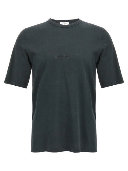 Saint Laurent Black Cotton T-Shirt