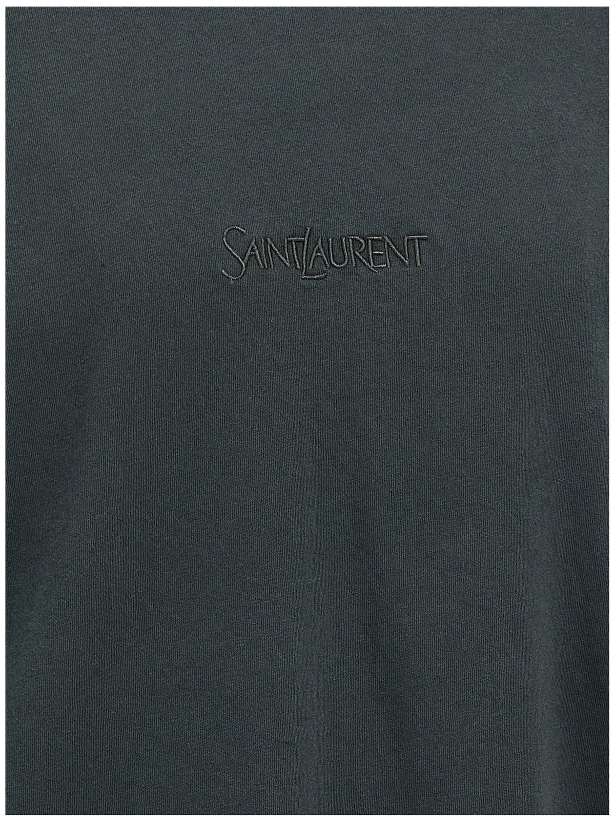 T-shirt Saint Laurent en coton noir
