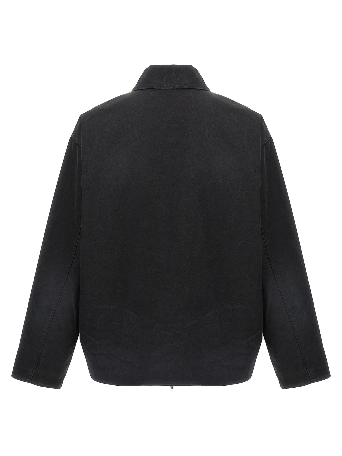 Balenciaga Black Cotton Full-Length Jacket