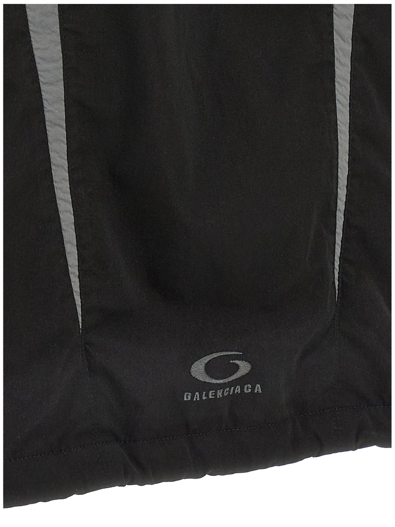 Balenciaga Black Polyester Shell Jacket - Tracksuit Loop Sports Icon