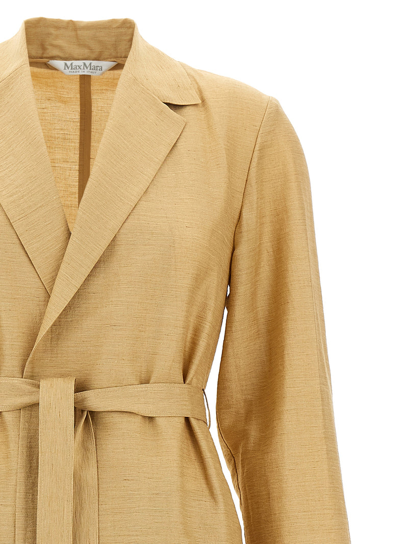 Manteau Max Mara en Fluorofibre Beige