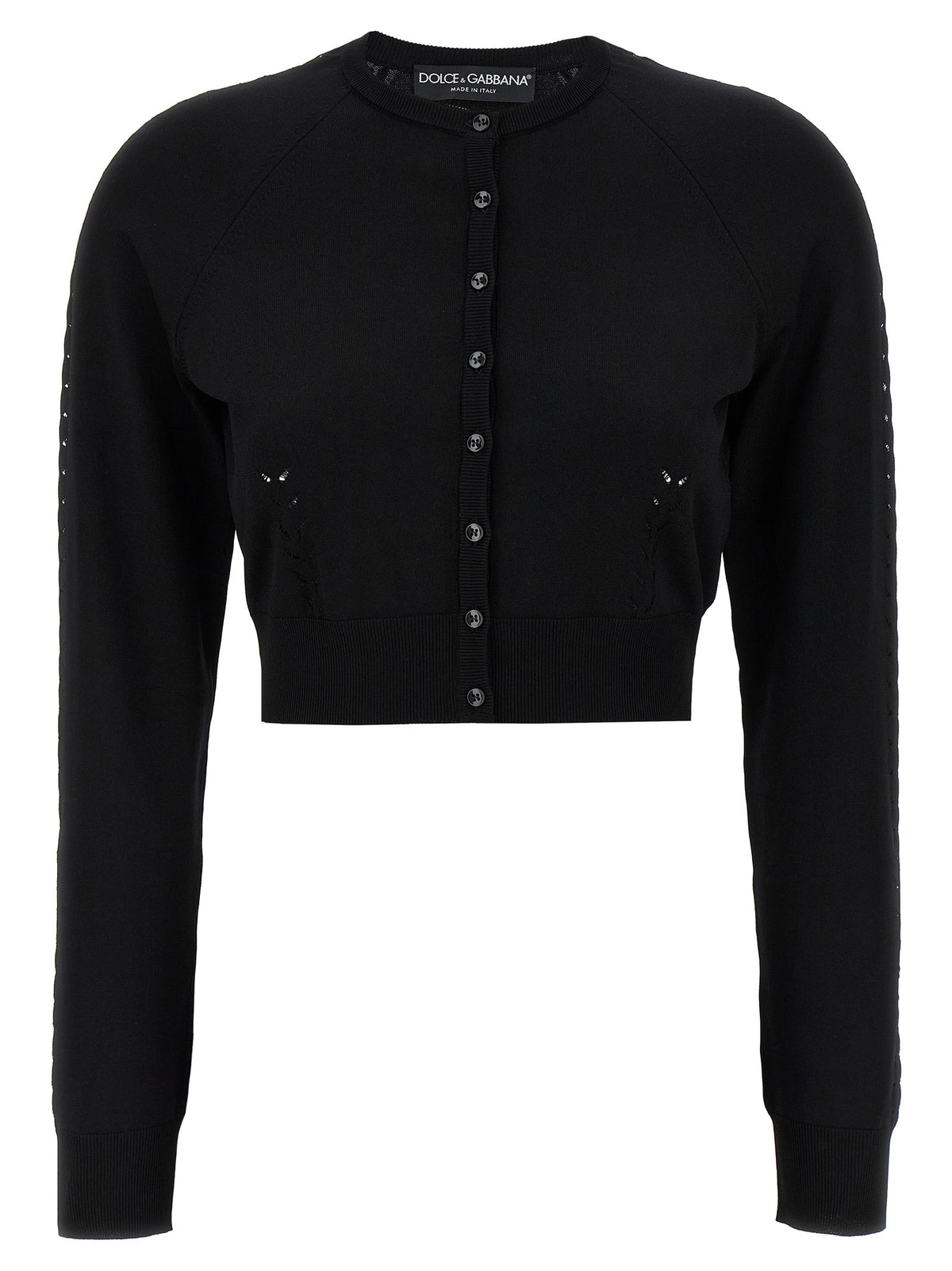 Dolce & Gabbana Black Viscose Cardigan