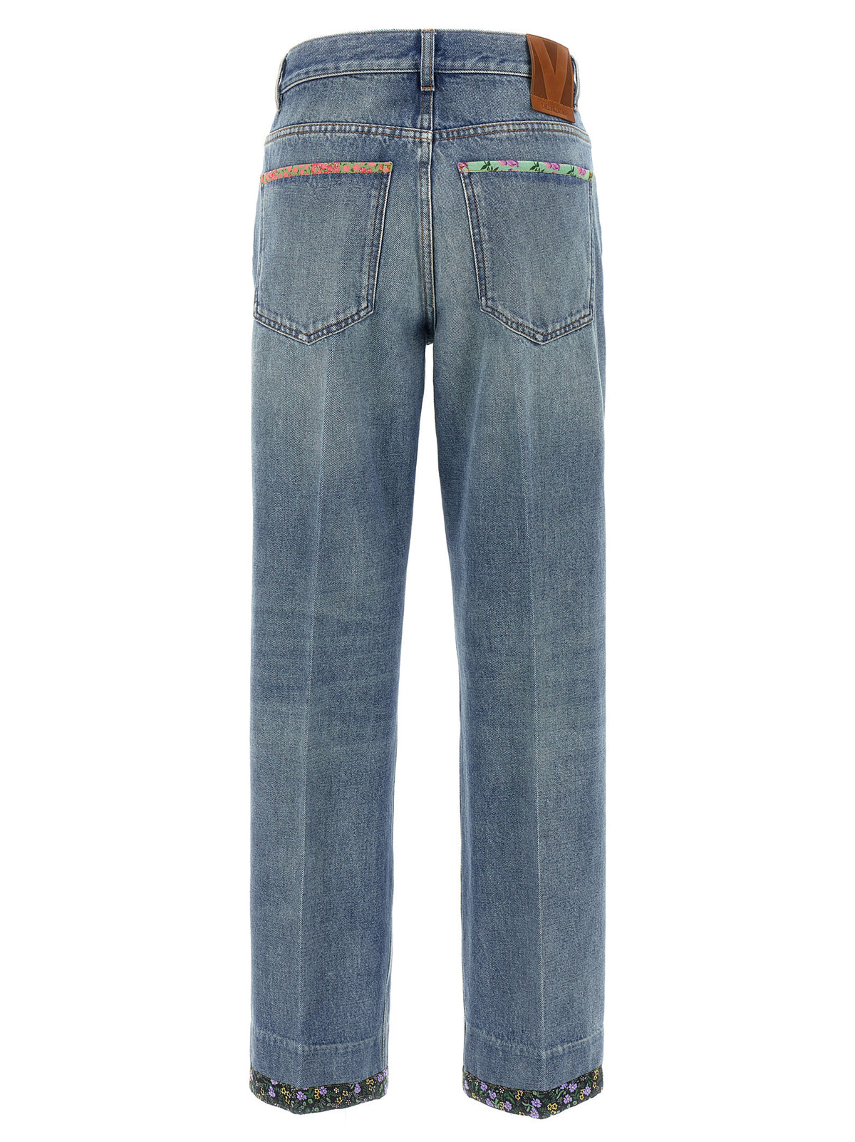 Valentino Garavani Blue Cotton Jeans Denim