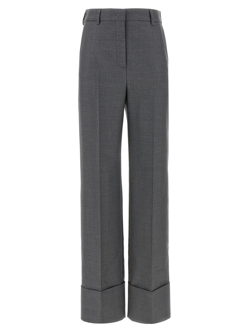 Valentino Garavani Gray Virgin Wool Dress Pants