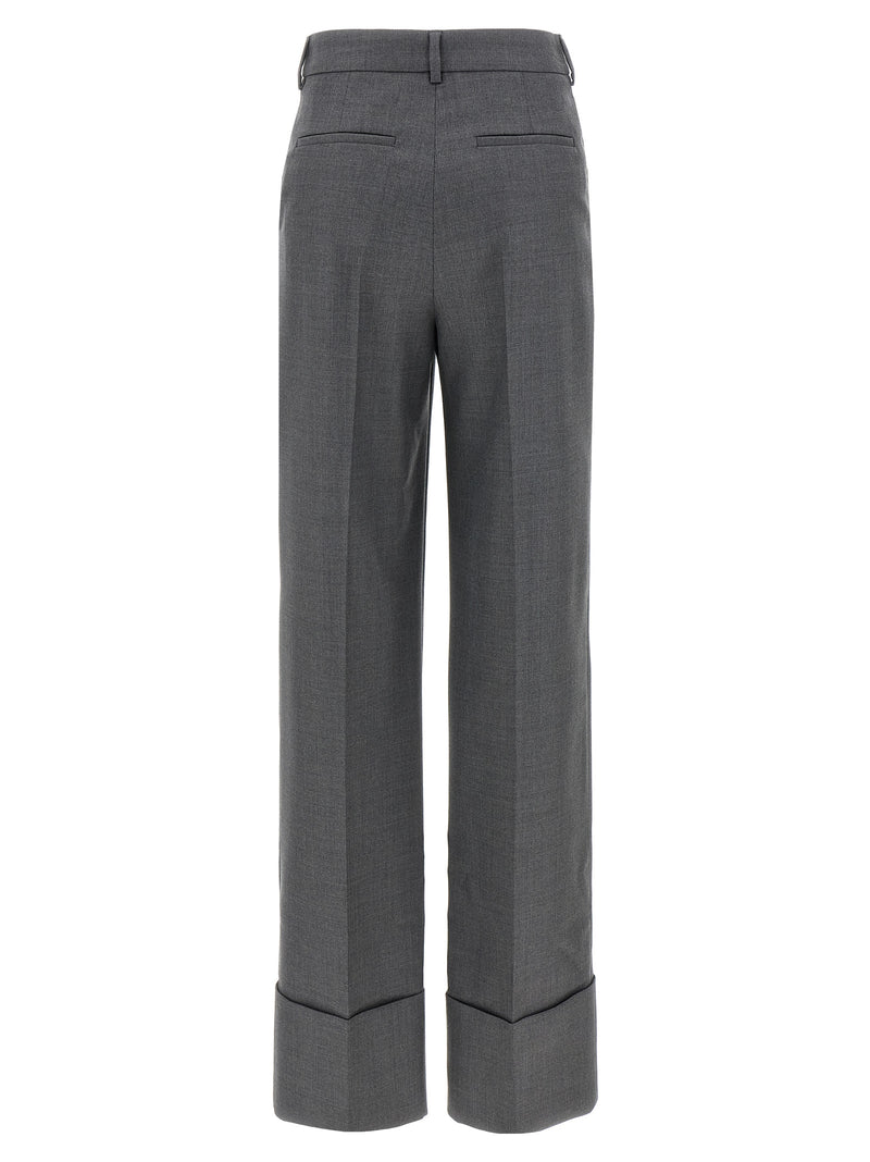 Valentino Garavani Gray Virgin Wool Dress Pants