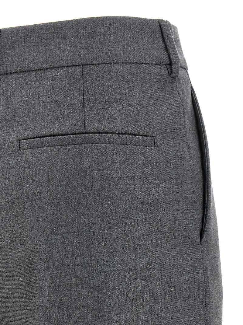 Valentino Garavani Gray Virgin Wool Dress Pants