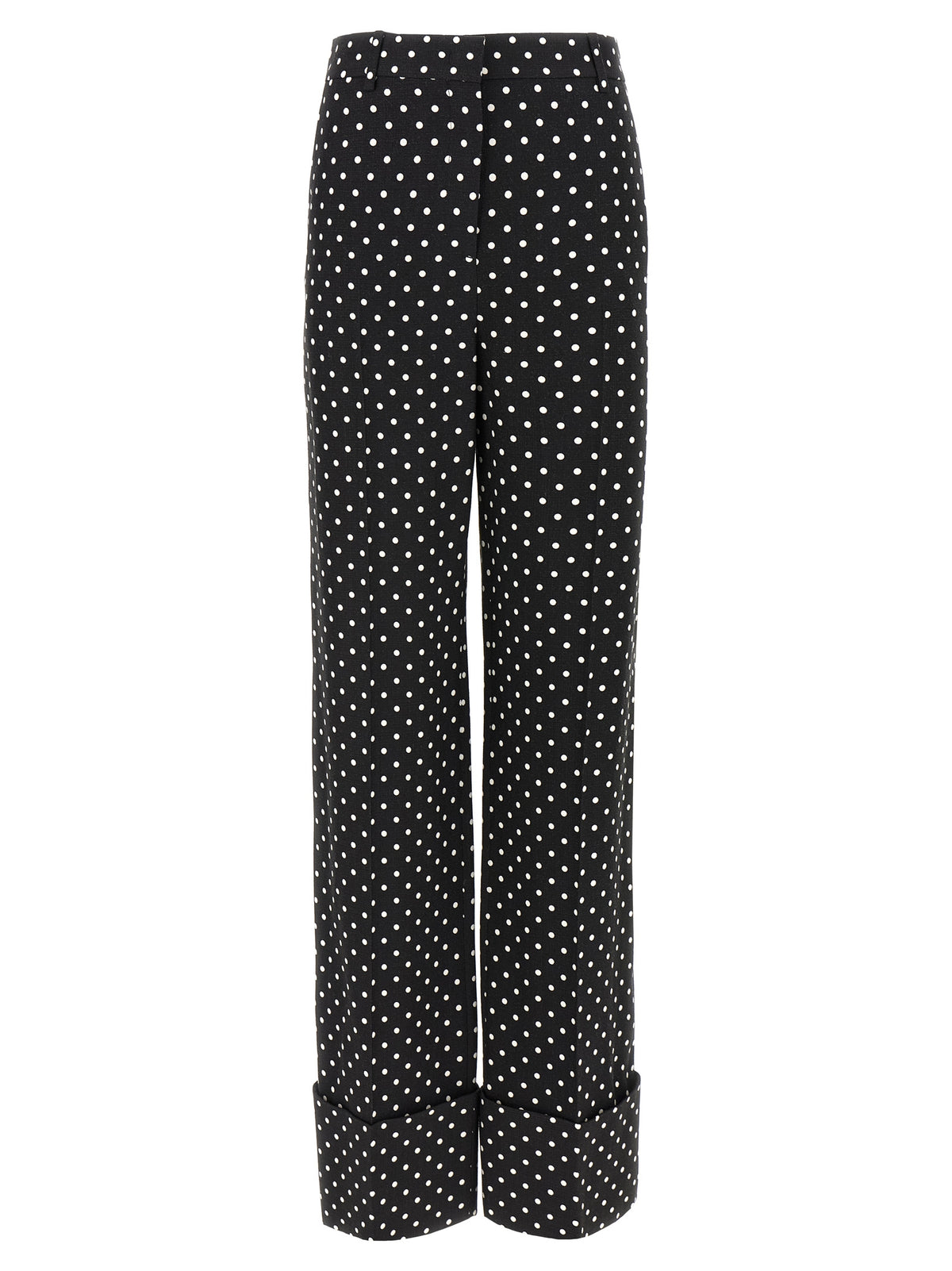 Valentino Garavani Bicolor Viscose Casual Pants