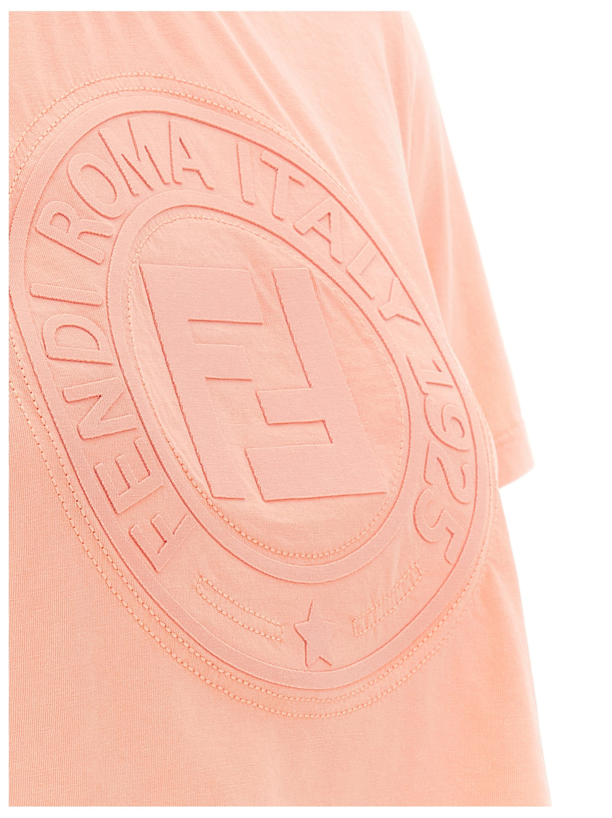 Fendi Multicolor Cotton T-Shirt - Vintage Effect