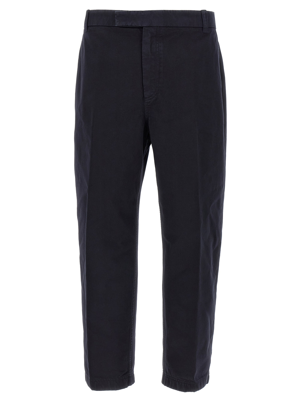 Thom Browne Blue Cotton Casual Pants