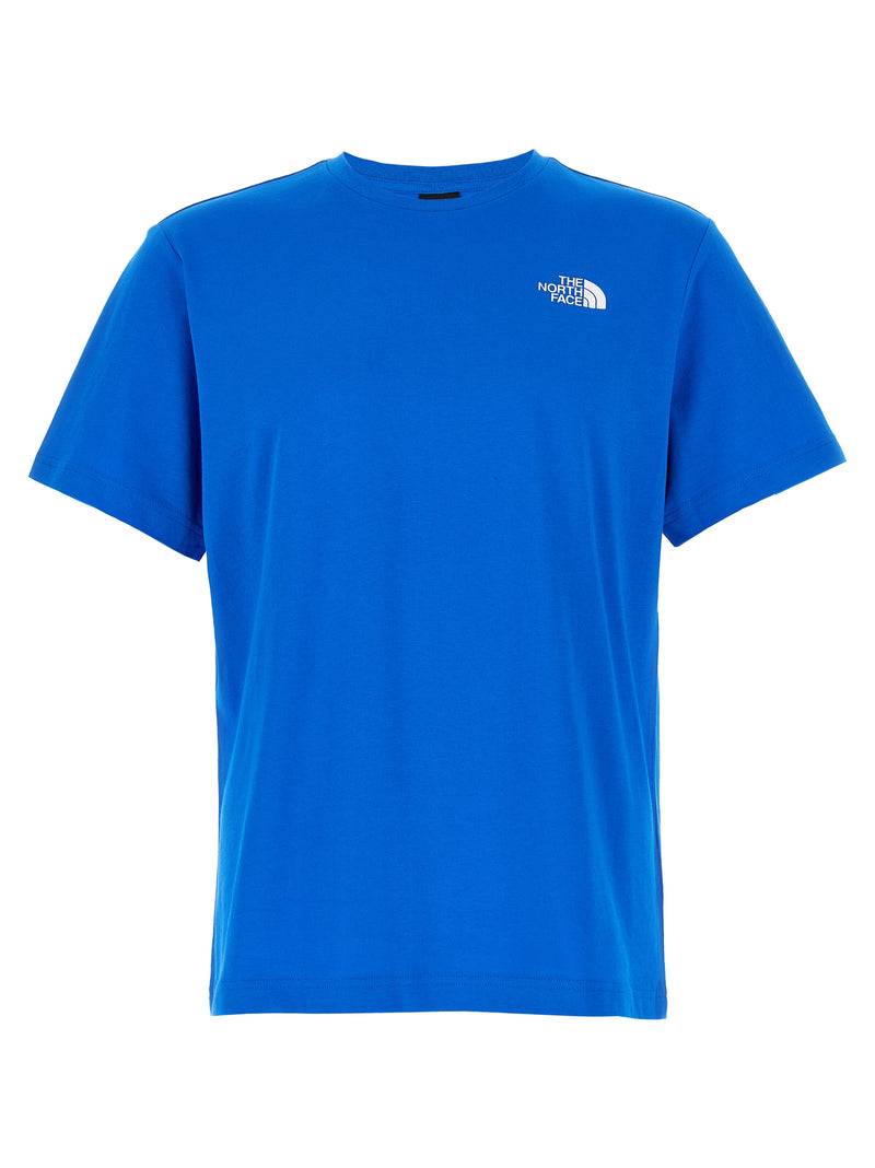 T-shirt en coton bleu The North Face