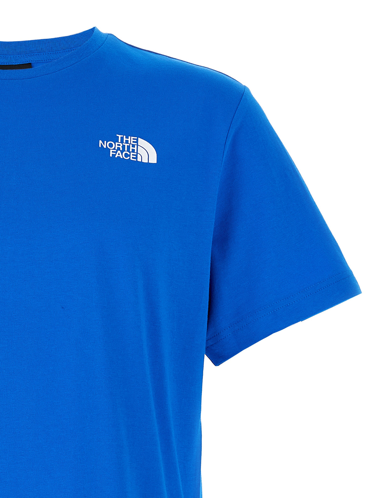 T-shirt en coton bleu The North Face