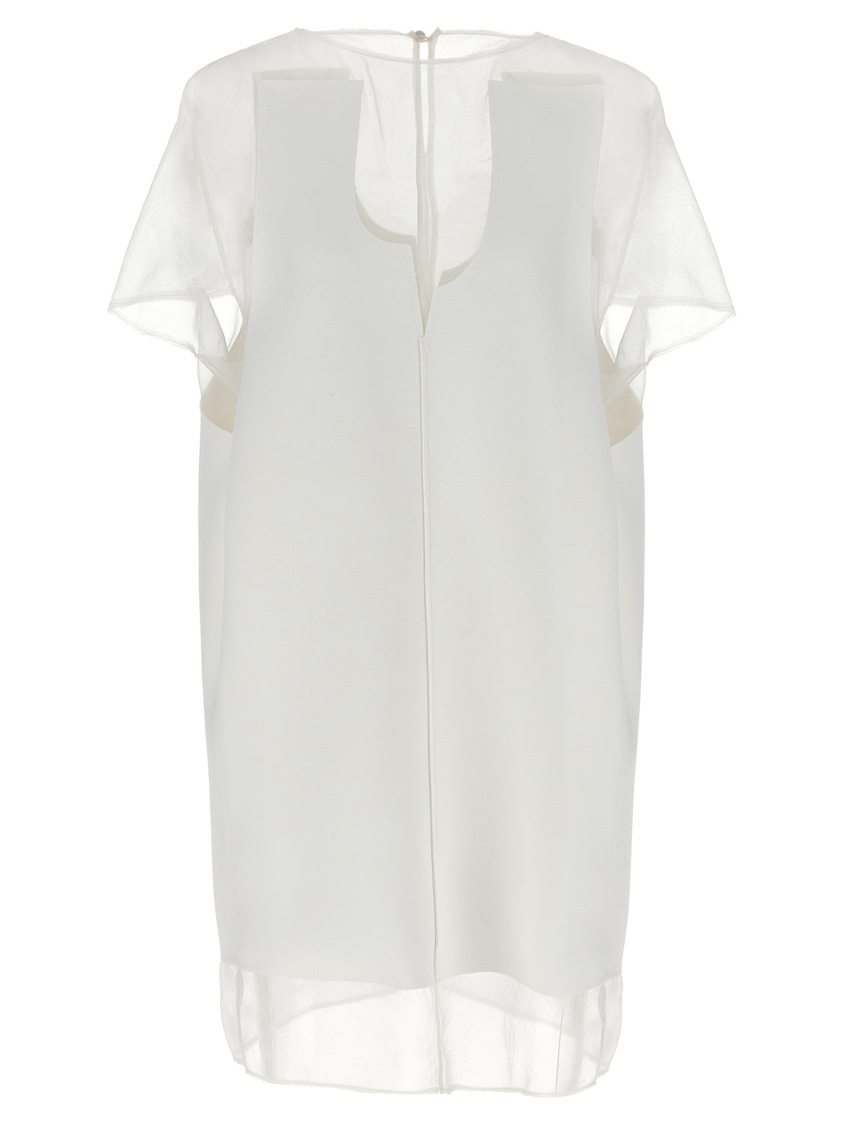 Khaite White Polyester Short Dress