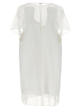 Khaite White Polyester Short Dress