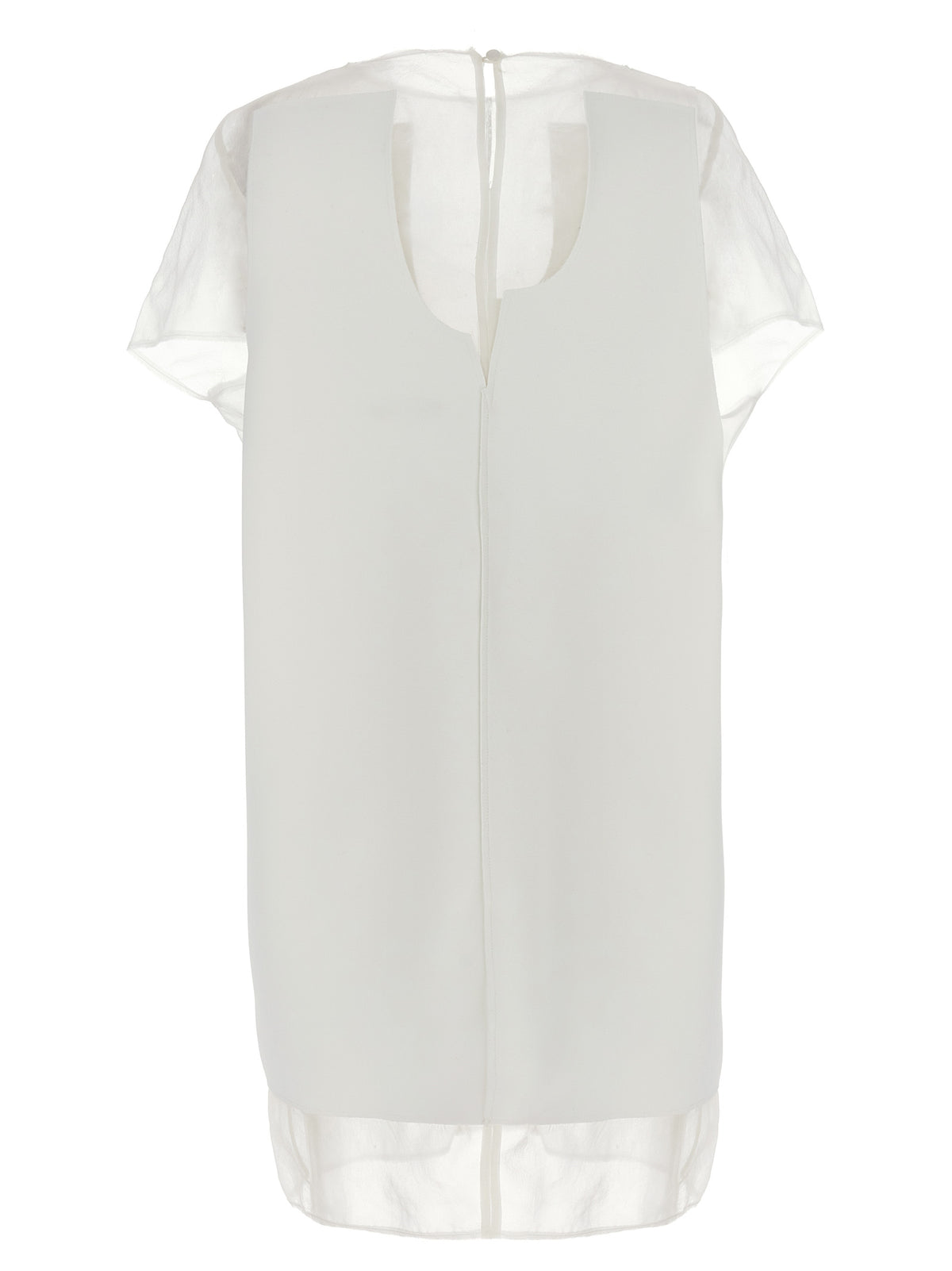 Khaite White Polyester Short Dress