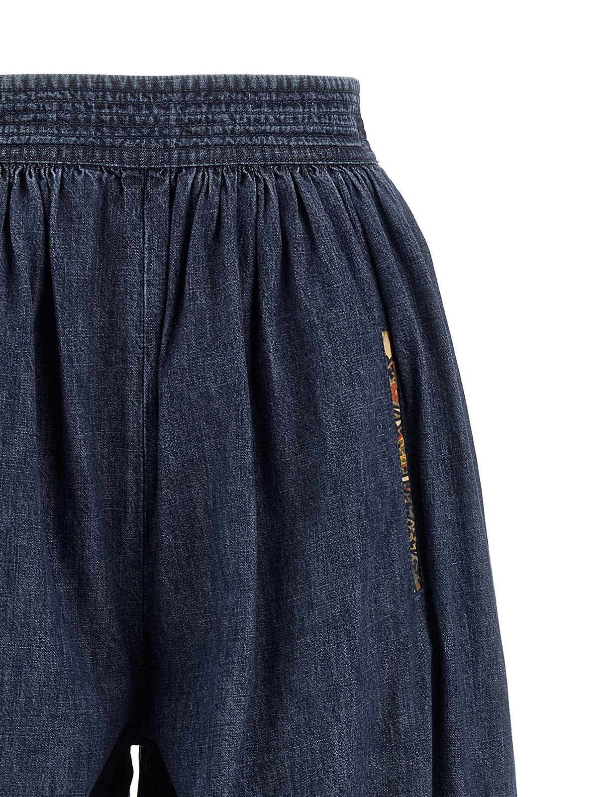 Valentino Garavani Blue Cotton Pants