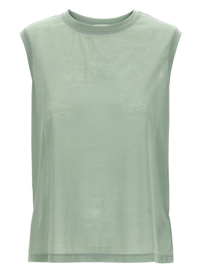 Victoria Beckham Bicolor Cotton Sleeveles T-Shirt