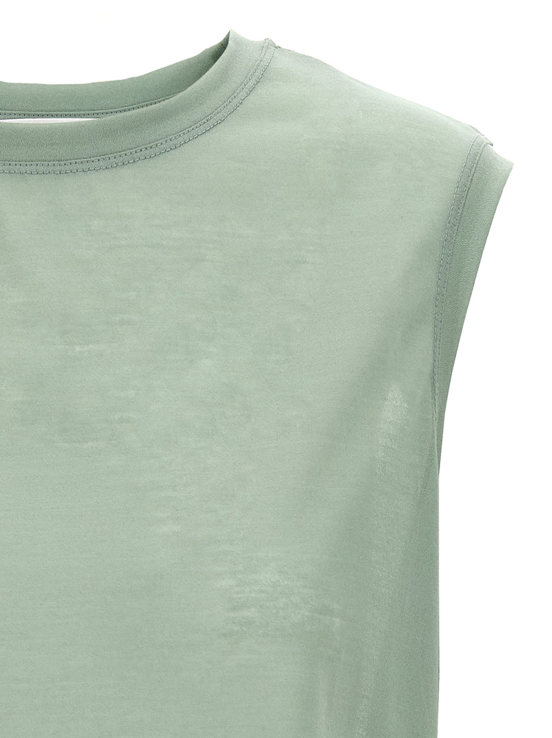 Victoria Beckham Bicolor Cotton Sleeveles T-Shirt