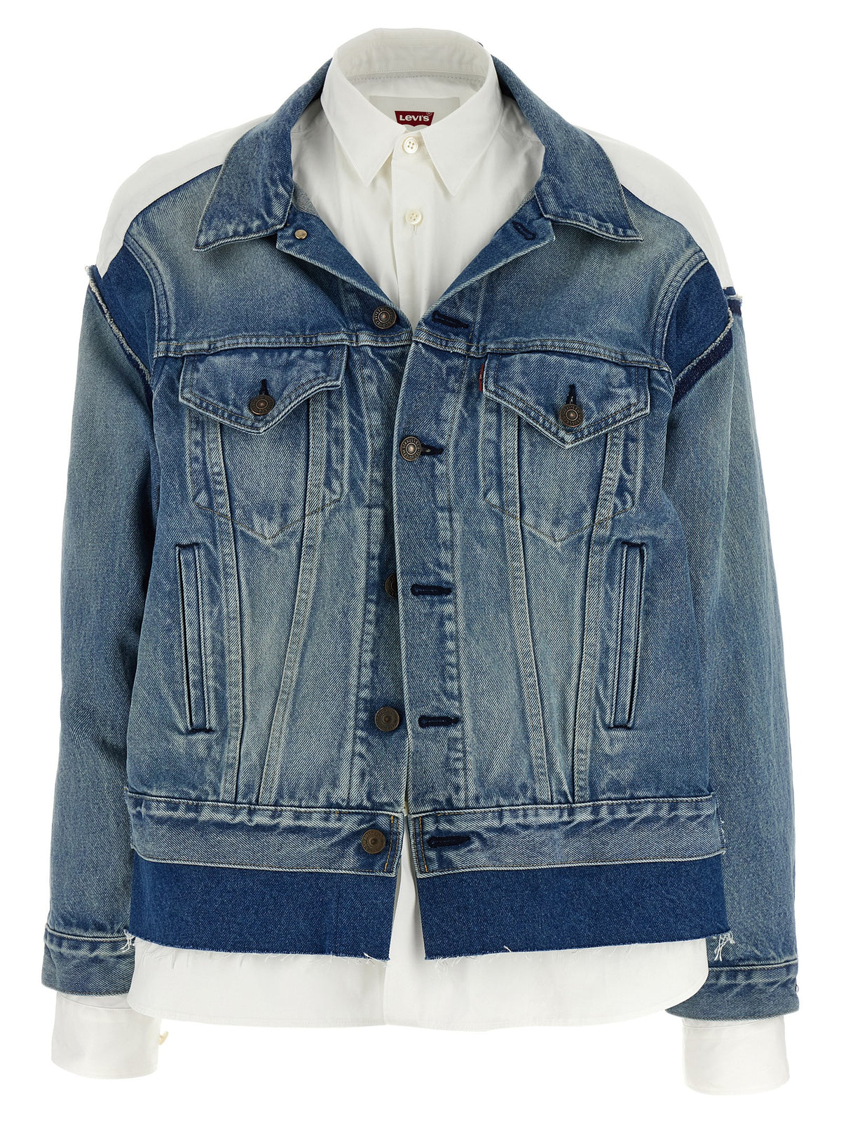 Junya Watanabe Multicolor Cotton Denim Jacket