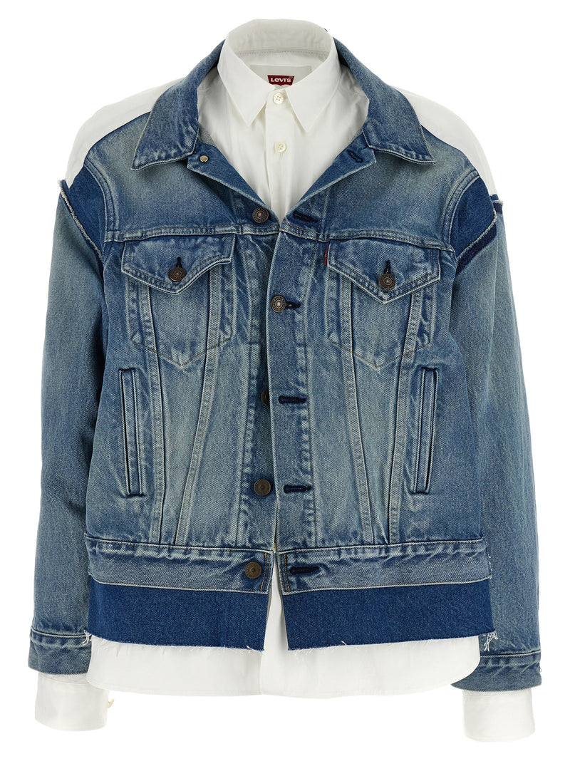 Junya Watanabe Multicolor Cotton Denim Jacket