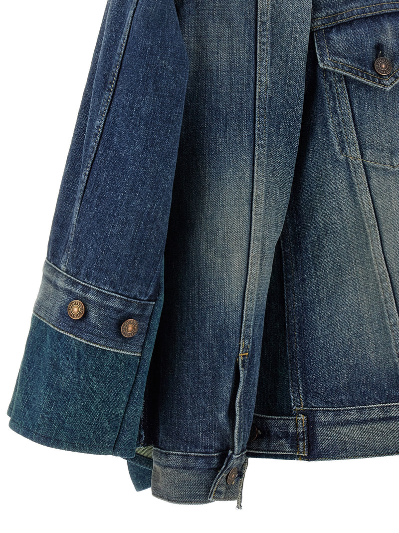 Junya Watanabe Blue Cotton Denim Jacket