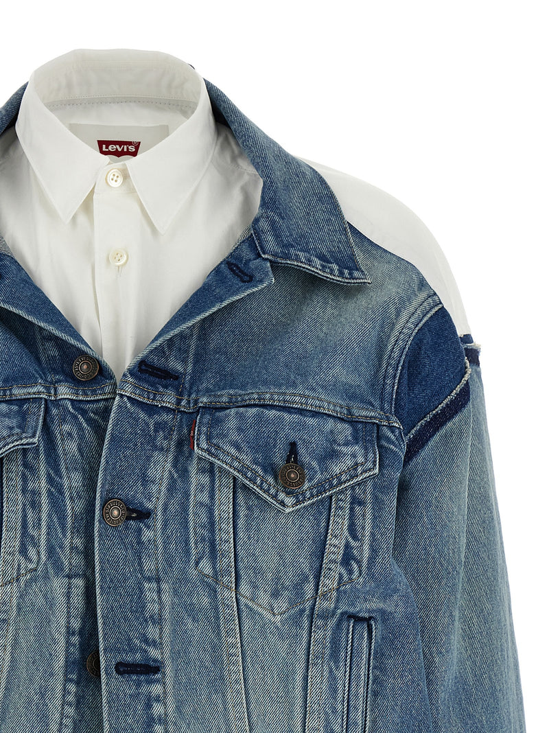 Junya Watanabe Multicolor Cotton Denim Jacket