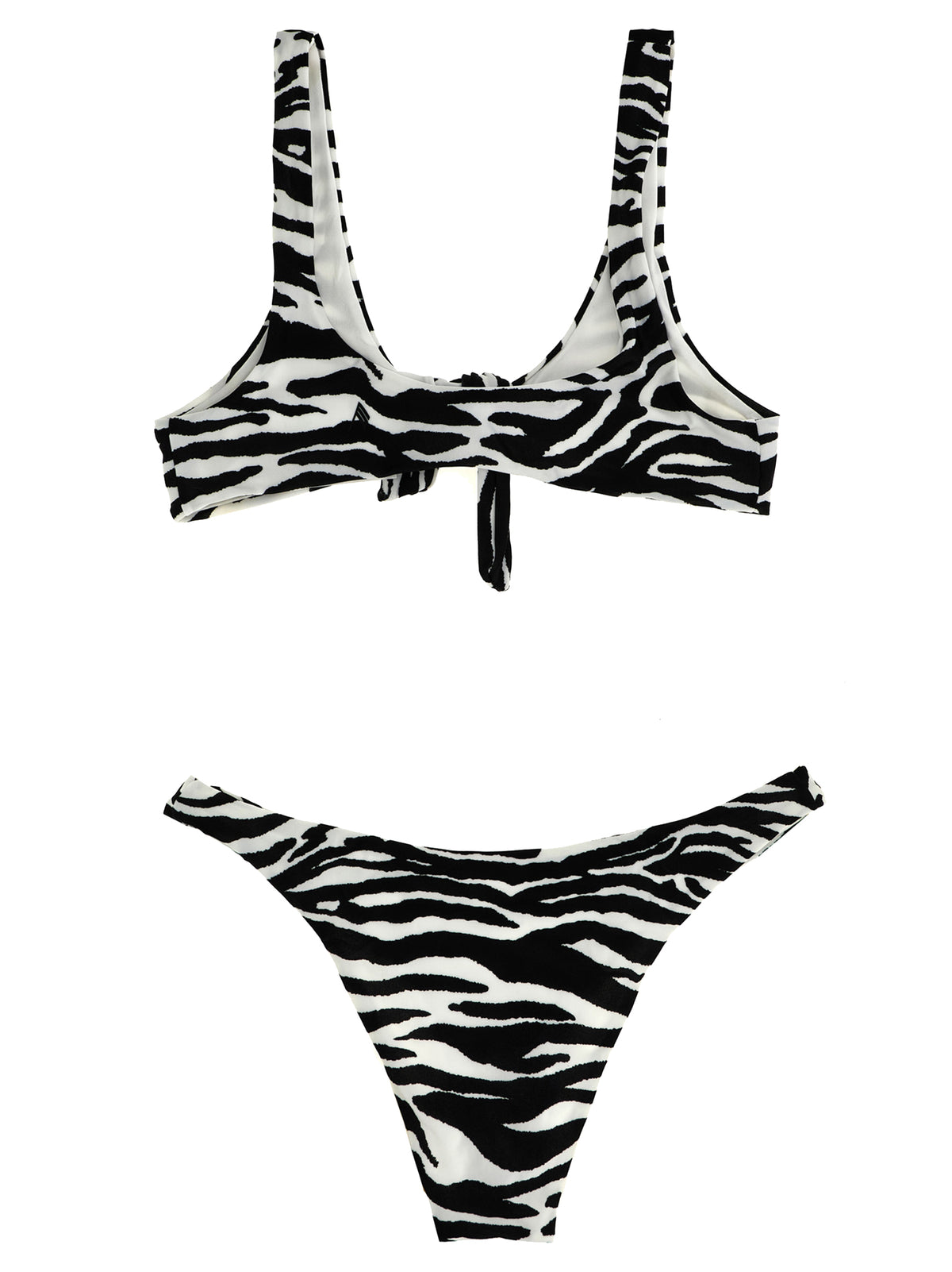 The Attico Bicolor Polyamide Bikini
