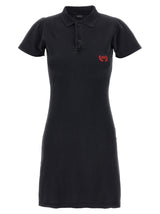 Balenciaga Black Cotton Short Dress