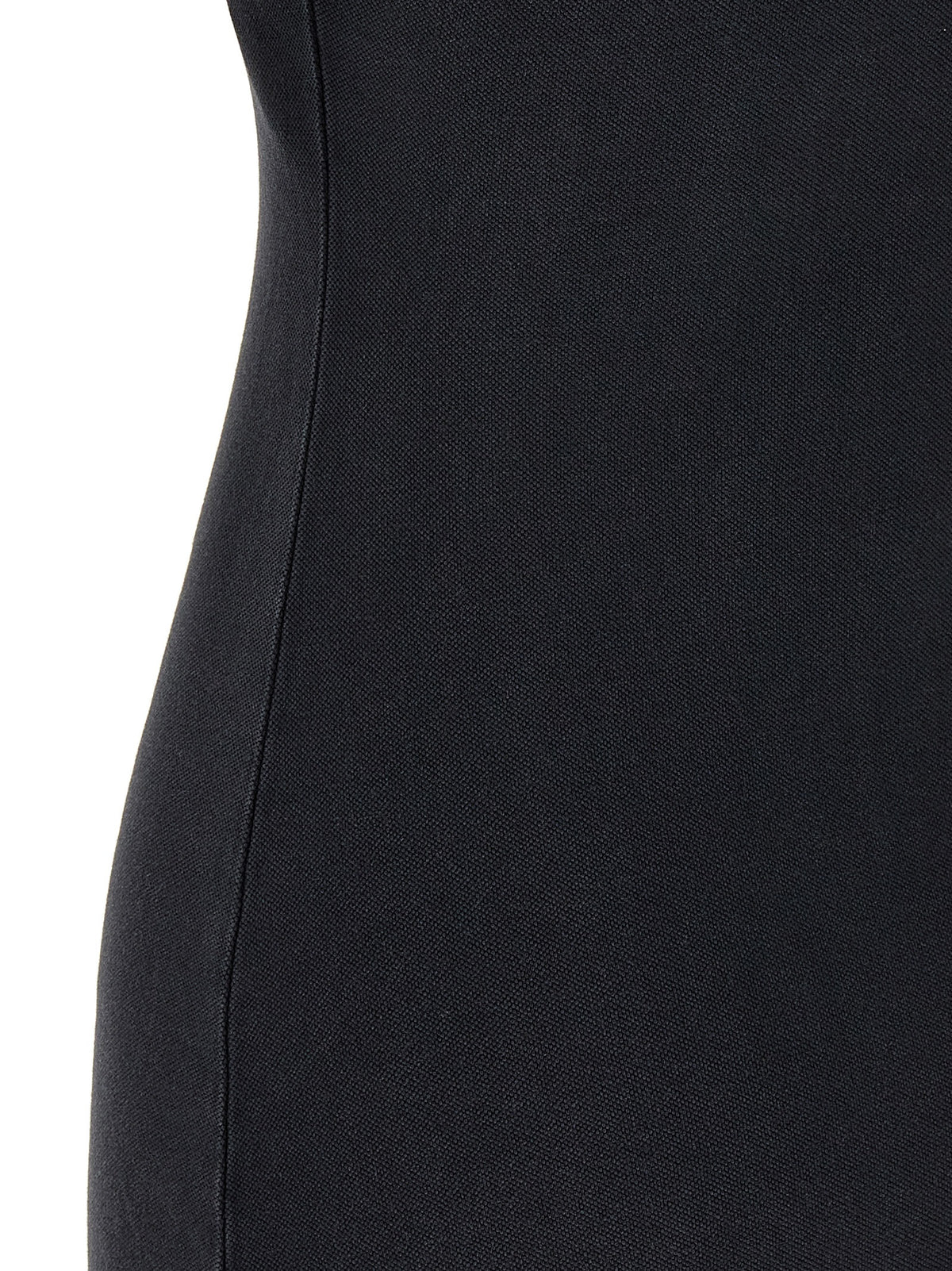 Balenciaga Black Cotton Short Dress