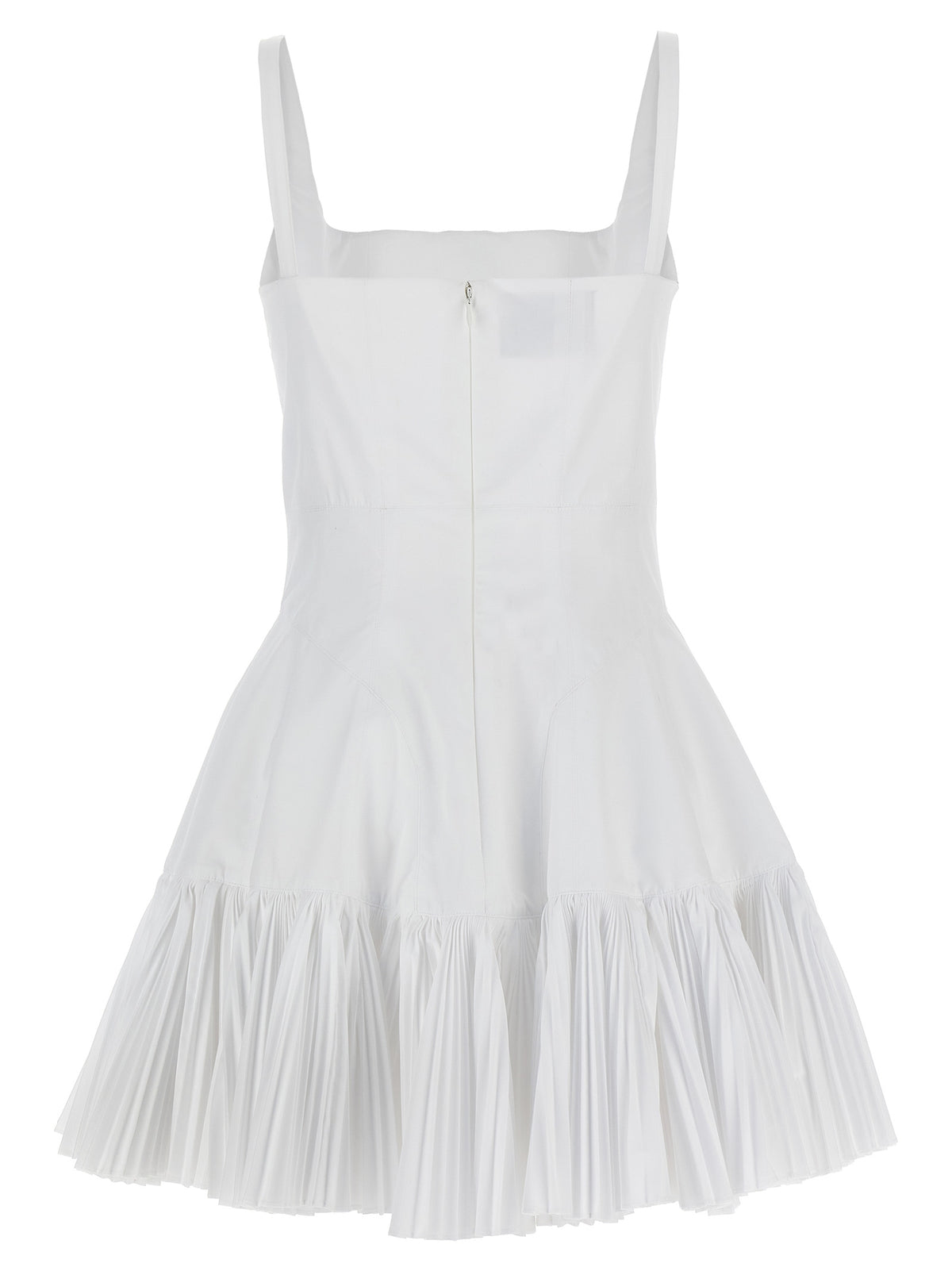 Giovanni Bedin White Polyester Short Dress
