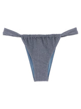 Slip de bain MC2 Saint Barth en polyamide bleu