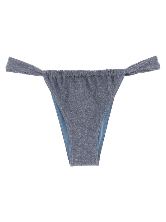 Slip de bain MC2 Saint Barth en polyamide bleu