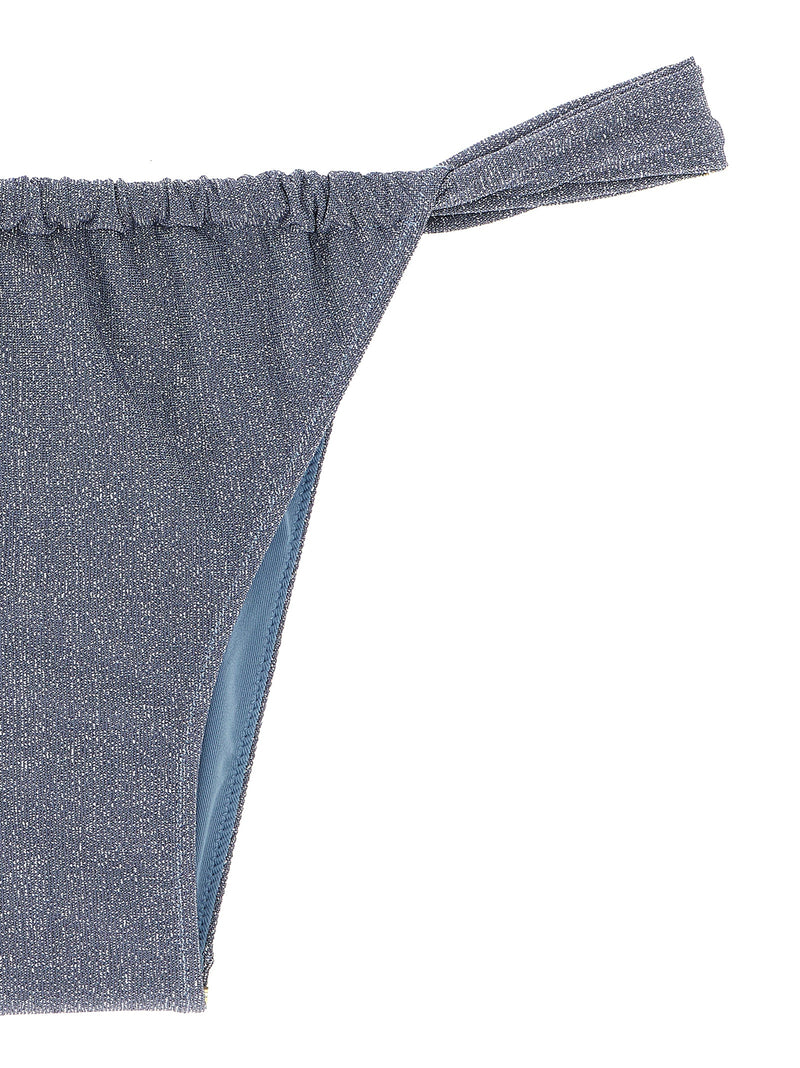 Slip de bain MC2 Saint Barth en polyamide bleu
