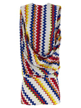Robe courte Missoni en viscose multicolore